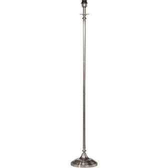 Metalowa lampa stojąca srebrna Wellington